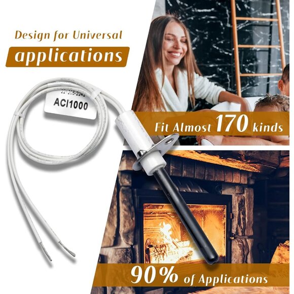 H150 Universal Furnace Igniter 120V | Silicon Nitride Hot Rod Heater Replacement - Picture 3 of 7